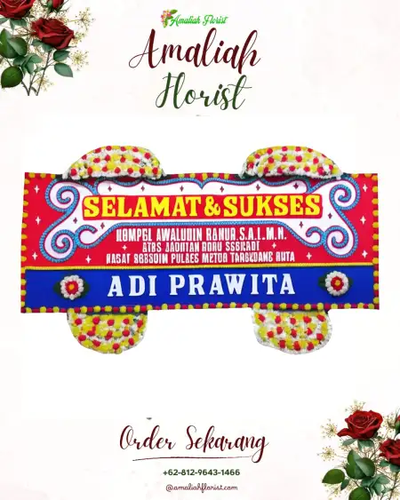 Papan Bunga Ucapan Selamat Ateuk Jawo